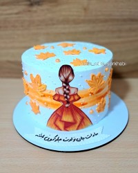 کیک دخترپاییزی