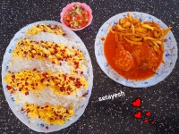 خورشت قیمه با مرغ