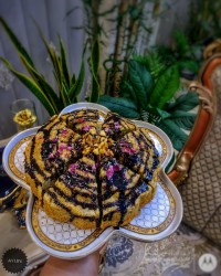 کیک سیب رنده شده