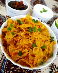 ماکارونی با سویا