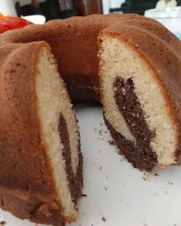کیک دورنگ خووووشمزه?