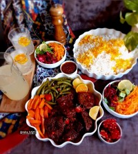 خوراک ماهیچه با سبزیجات