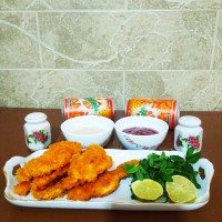 فیله مرغ سوخاری سلام دوستان جای همگی خالی