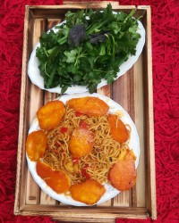 ماکارونی سبزیجات