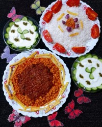 خورشت قیمه با گوشت چرخ کرده