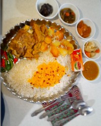 چلو گوشت گردن