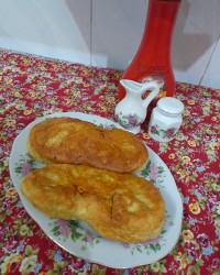 ساندویچ خونگی با خمیر نانوایی