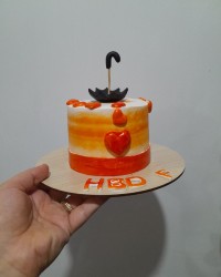 مینی کیک ۴۰۰ گرمی سفارشی..