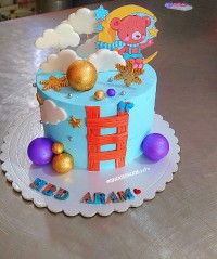 کیک دخترونه با فیلینگ مخصوص