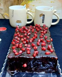 کیک یخچالی برای سالگرد نامزدیمون