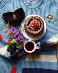 کیک بدون تخم مرغ و شیر