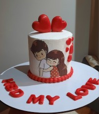 مینی کیک عاشقانه