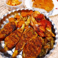 بادمجان شکم پر گیلانی