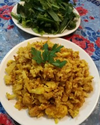 خوراک گل کلم