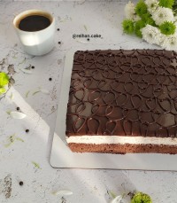 کیک شکلاتی نسکافه ای