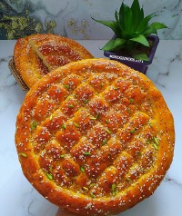 نان پیده با بافت پشمکی