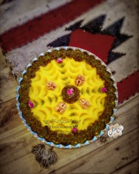 حلوای_آرد_سوجی حلوای سمولینا زعفرانی وقهوه hajehsan??