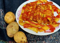 سیب زمینی رستورانی