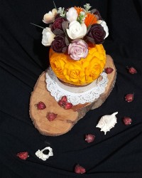 گلدان کدو حلوایی