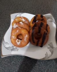 دونات های خوشمزه من با دستور خانم سراجی عزیز