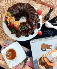 کیک خیس شکلاتی مجلسی