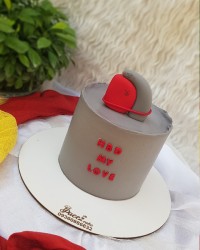 کیک تولد تاپر فوندانت دست ساز