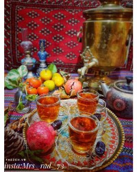 دمنوش سیب و به و بهارنارنج و دارچین
