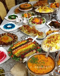 میز شام دیشب من