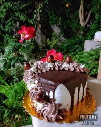 کیک تولد شکلاتی