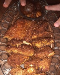 ماهی سوخاری با سیر ترشی خودم پز