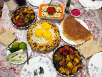 شام همسایمون مهمون بودن?