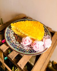 کیک حلوا شیر