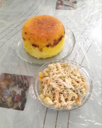 ته چین مرغ ورق بزن دوست مهربونم