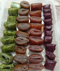 لواشکای خوشرنگ و خوشمزه