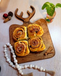 رول دارچینی {کشمشی}