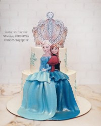 کیک السا کیک دخترانه