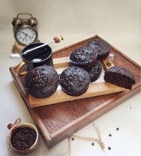 کاپ کیک دبل شکلاتی