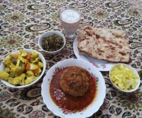 بفرمایید نهار کوفته جون
