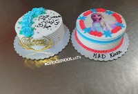 کیک تخته ای خامه ای کارگاهی سفارشی