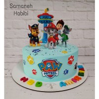 کیک سگ های نگهبان