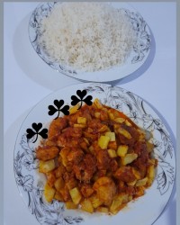 سینه مرغ باسیب زمینی