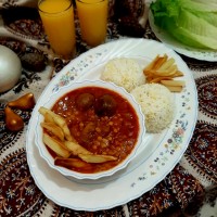 خورشت قیمه خوشمزه.