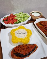 بادمجان شکم پر