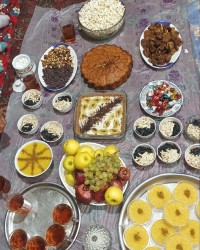 یه شب عالی کنار خانواده تو خونه باغ جای همگی خالی ♥️♥️