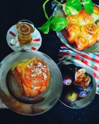 نون رول نارگیلی _ گولاچ نون روغنی شاهرود