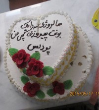 کیک تولد یک سالگی دختر گلم