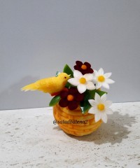 پرنده با زردک