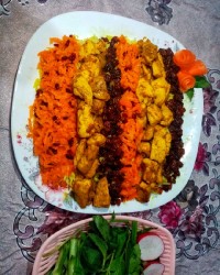 هویج پلوو ژله پرتقال