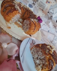 کیک میزبان گردویی