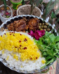 چلو گردن گوسفندی